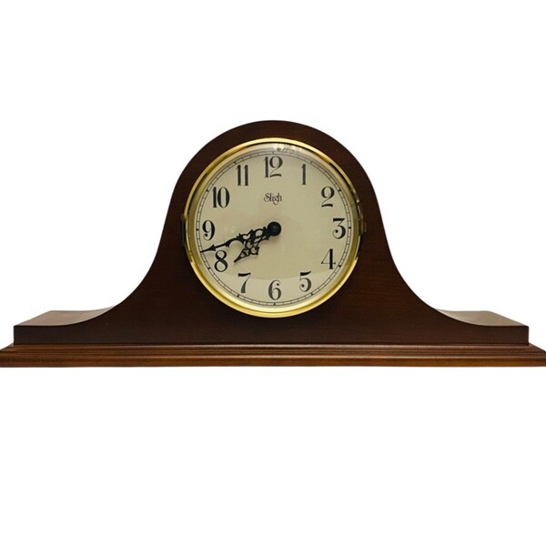 Vintage Sligh Mantel Clock USA Model 0576-1-HE Tested/Working See Description.