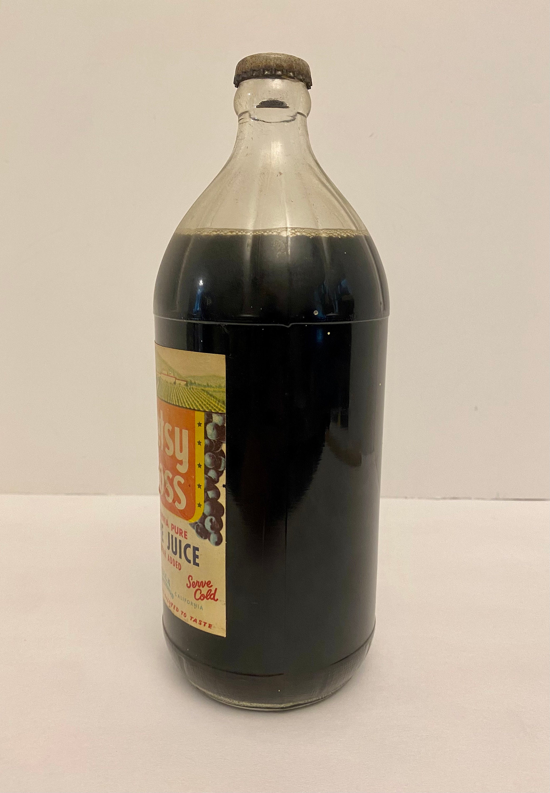 Hopalong Cassidy Betsy Ross 1950s Grape Juice Bottle Unopened. Etsy