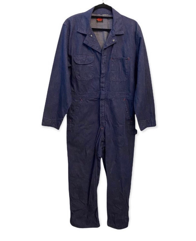 Vintage Big Ben Wrangler Coveralls Heavy Denim Mechanics Etsy