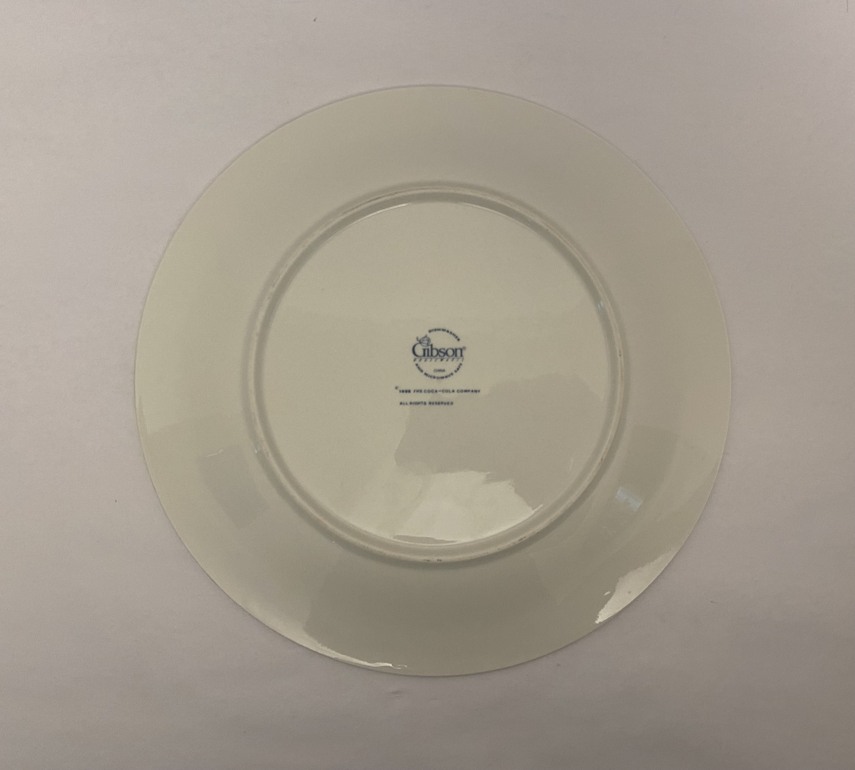 Coca Cola Dinnerware by Gibson 10.5 Dinner Plate 1 Red & Etsy Australia