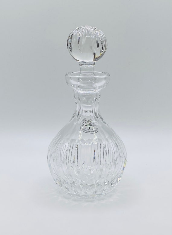 Vintage Bombay 24% Lead Crystal 5.25” Tall Perfum… - image 3