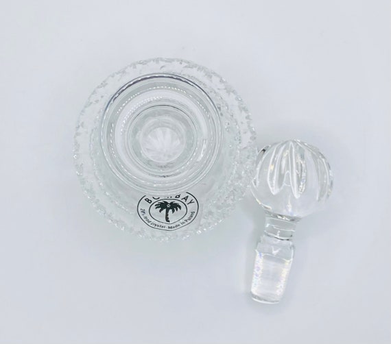 Vintage Bombay 24% Lead Crystal 5.25” Tall Perfum… - image 8