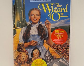 El mago de Oz VHS (1939) Remasterizado digitalmente (1996) MGM New Factory Sealed.