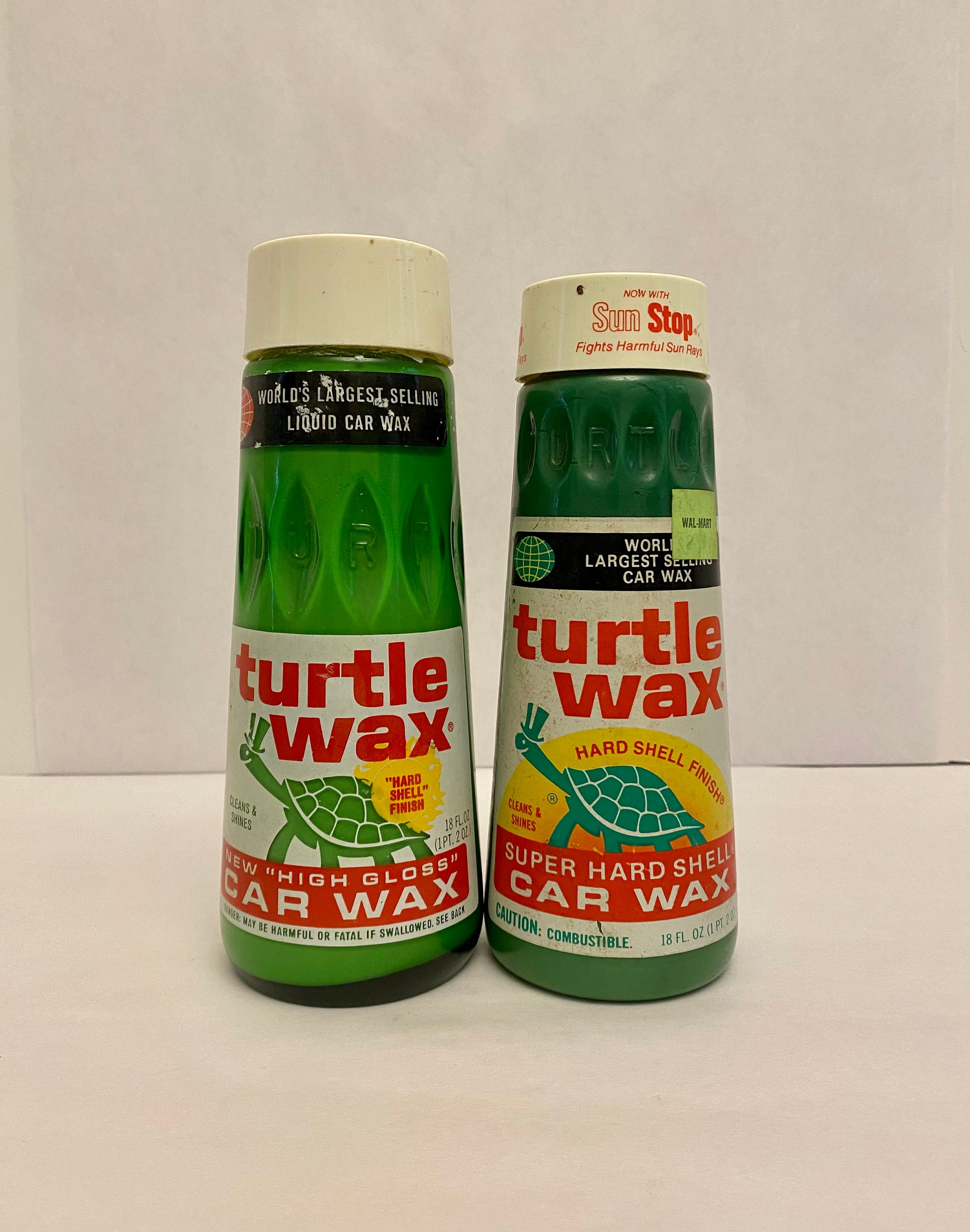 Vintage Turtle Wax Rubbing Compound Vintage Can of Heavy Duty Cleaner for  Cleaning Cars Nice Graphics Yellow Car 1970's Net Wt 10ox. 284gr 