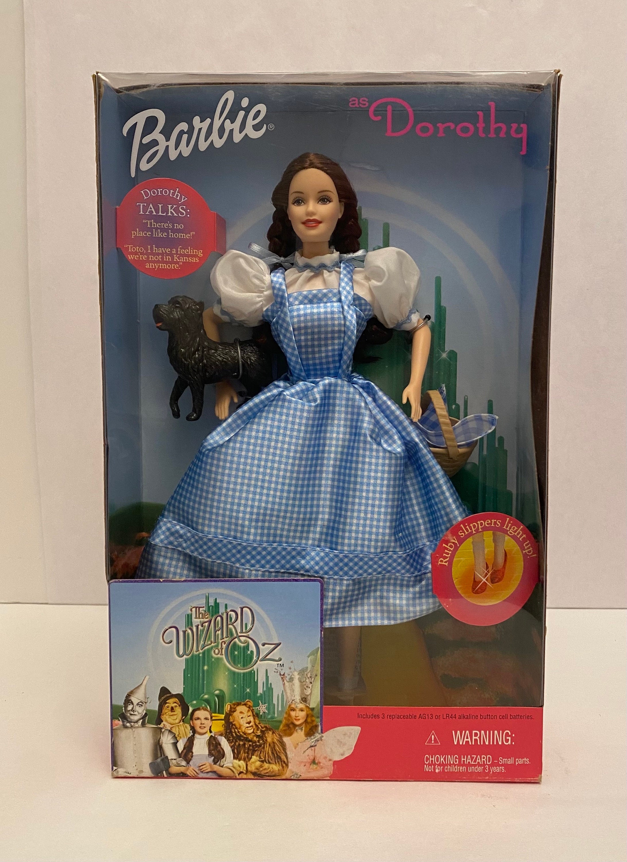 The Wizard of Oz Barbie as Dorothy Vintage Doll 1999 Mattel 25812 New. Etsy Norway