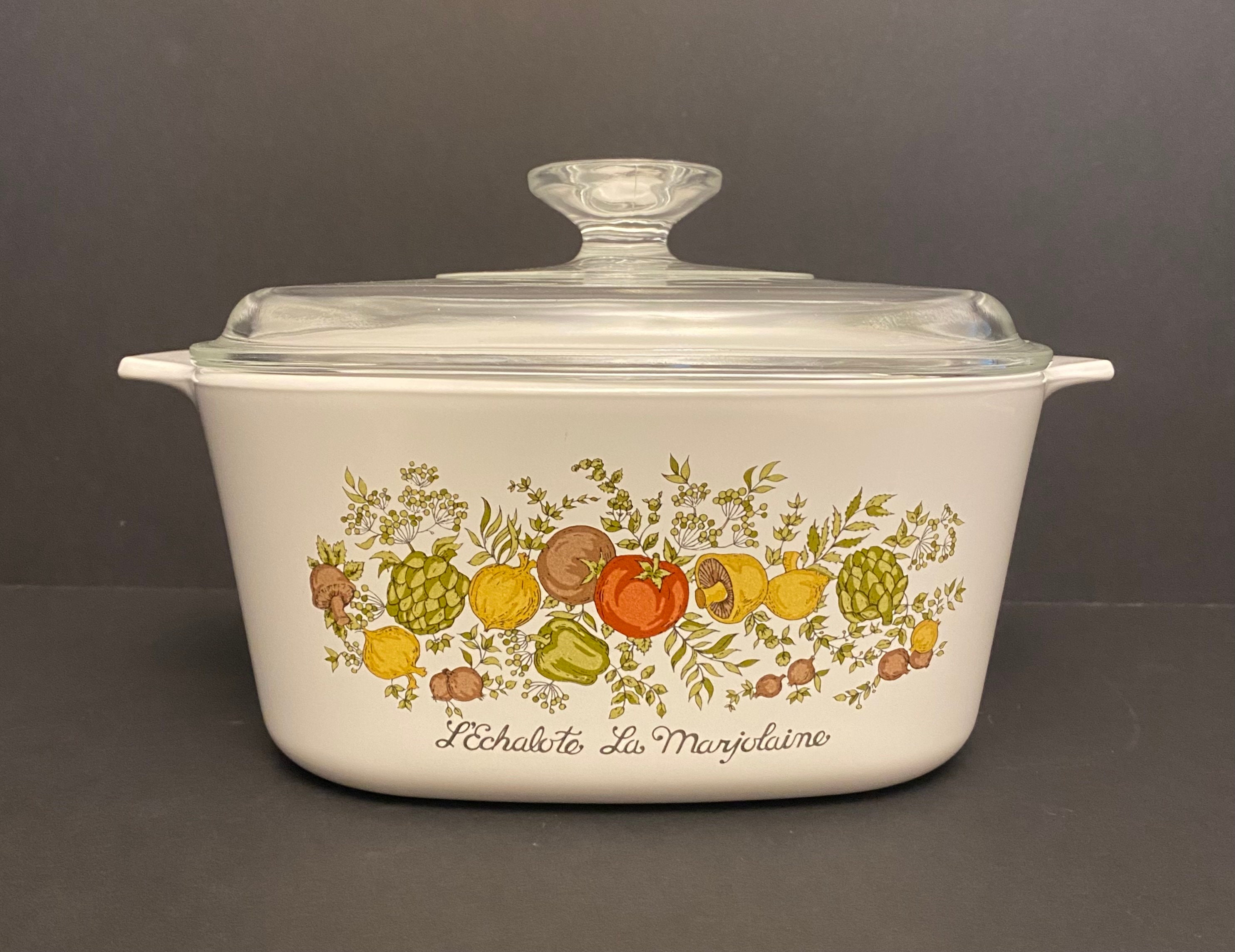Spice Of Life A 3 B 3QT Vintage Corningware Casserole Lid A 9 C