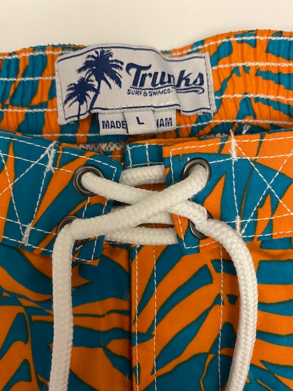 Trunks Surf & Swim Brand Mens Swim Trunks Size La… - image 2