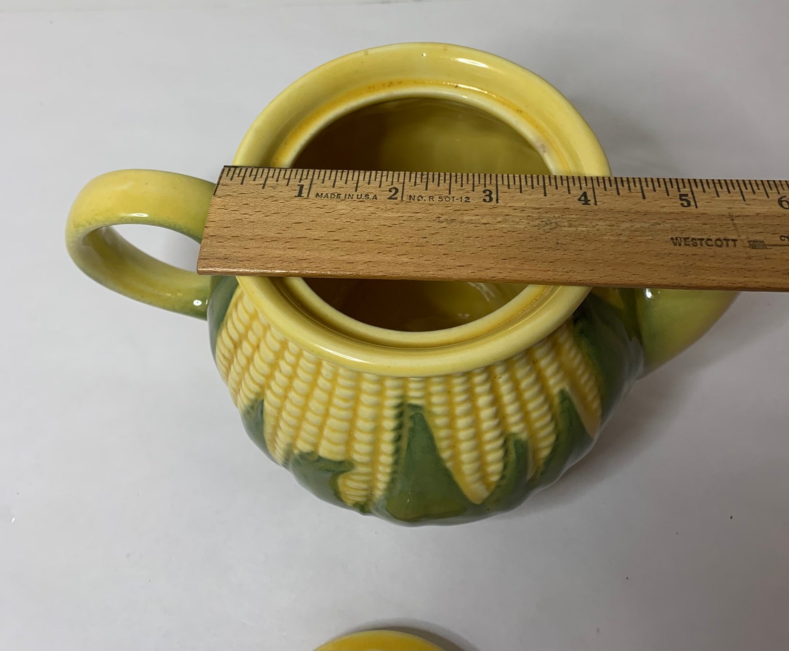 VINTAGE SHAWNEE Pottery Corn King Tea Pot & Lid 75 USA. Vtg Etsy