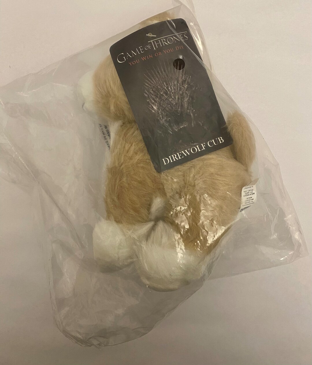 Game of Thrones Dire Wolf Direwolf Pup Summer 8 Plush New Factory Sealed. T4 Etsy