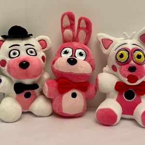 lefeng Lot de 4 jouets en peluche Five Nights At Freddy's FNAF