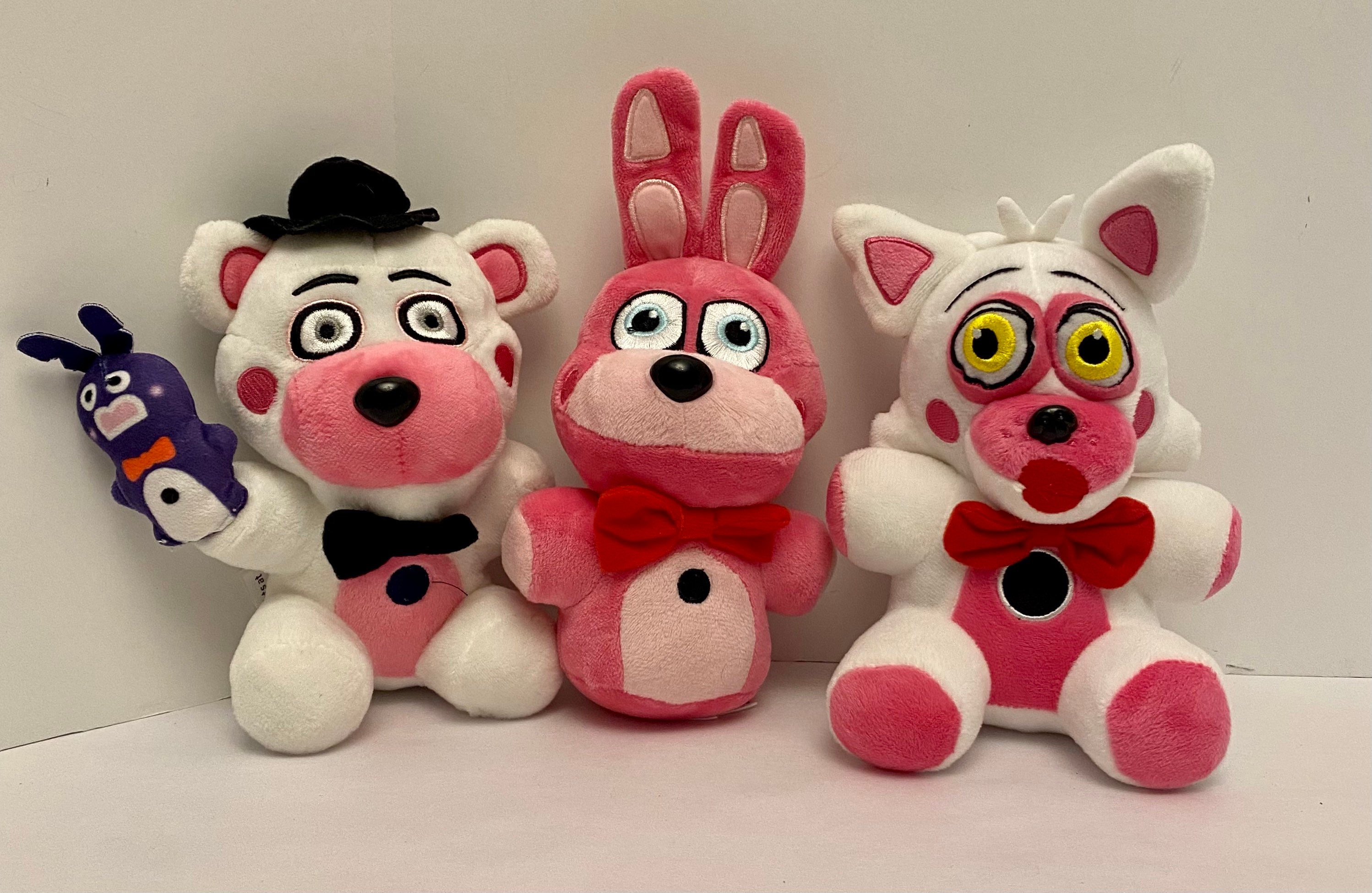 3pcs/set FNAF Freddy Plush Toys 28CM Five Nights Freddy Bear Foxy the  Mangle Freddy Toys