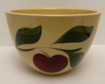 Vintage Watt Pottery Apple #65 Deep Mixing Bowl.