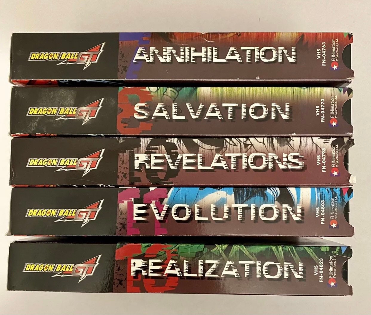 Dragon Ball GT Revelations, Calculations, Reaction 3 DVD's Lot