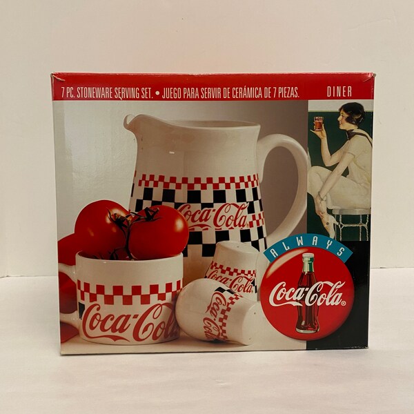 Gibson Coca Cola Dinnerware Etsy