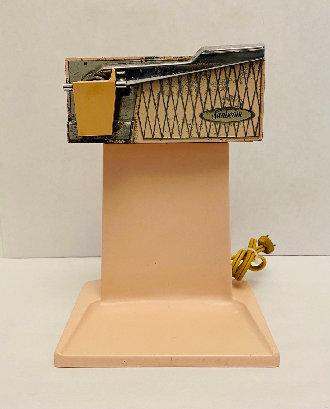 Mid Century Sunbeam Pink Electric Can Opener Tested/working. Etsy