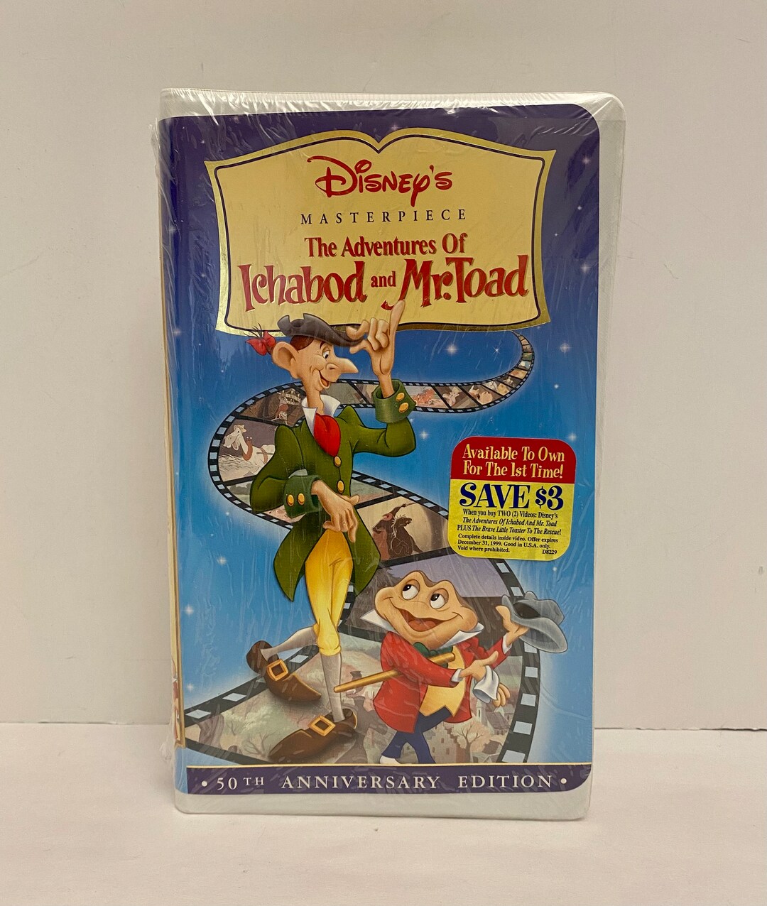 The Adventures Of Ichabod And Mr Toad Vhs Disneys Masterpiece the Adventures of Ichabod & Mr. Toad VHS - Etsy