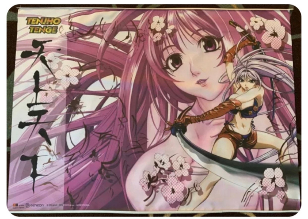 Maya Natsume Wall Art Scroll Tenjou Tenge Junken Club Anime 