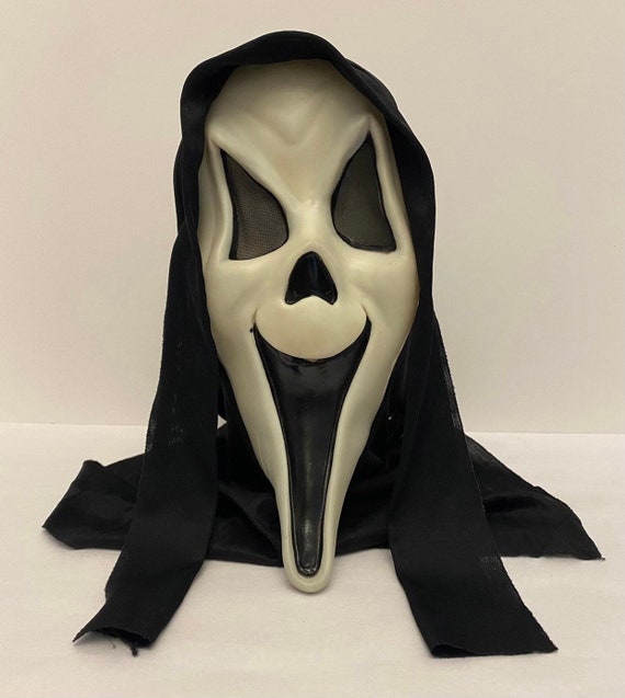 Scream Mask Ghostface Fun World Grin Smile Glows in the Dark. - Etsy UK