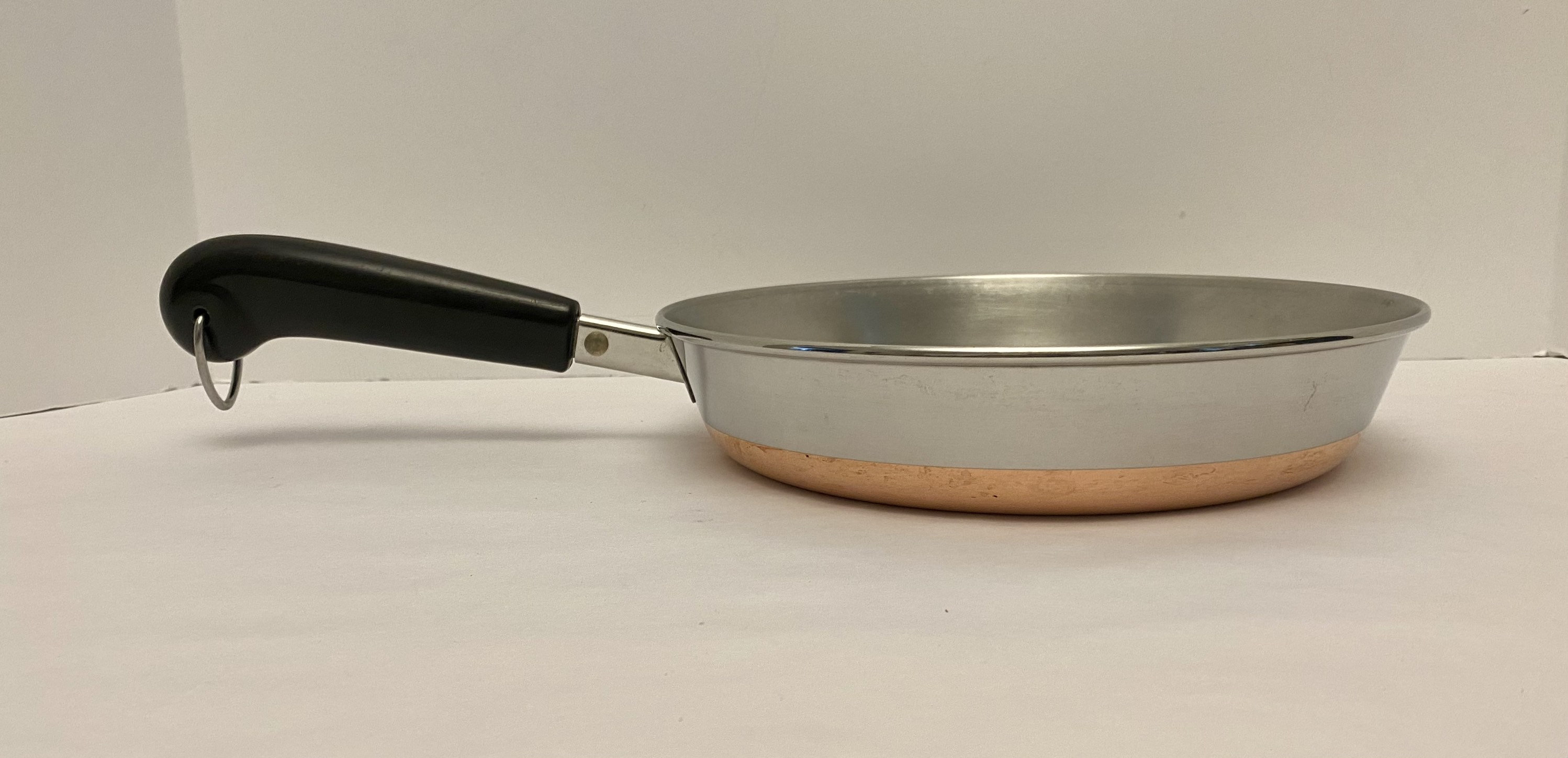 Vintage Revere Ware 9 Copper Bottom Skillet no Lid Clinton Etsy