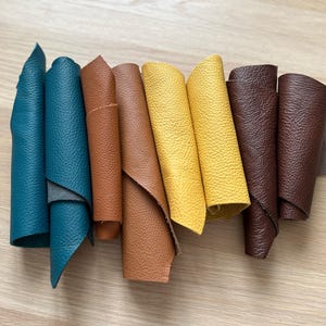 Leather Scraps (1 lb/0.5kg) - Ideal for Artistic Leather Craft Projects