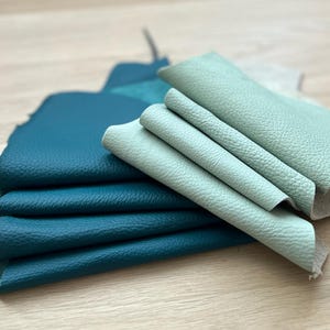 Leather Scraps (1 lb/0.5kg) - Leather for Crafting & DIY Projects