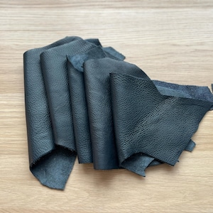 Leather for Crafts & DIY (1 lb / 0.5kg) – Mixed Real Leather Scraps for Small Projects