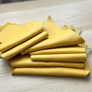 Leather Scraps (1 lb/0.5kg) - Leather for DIY & Craft Creations