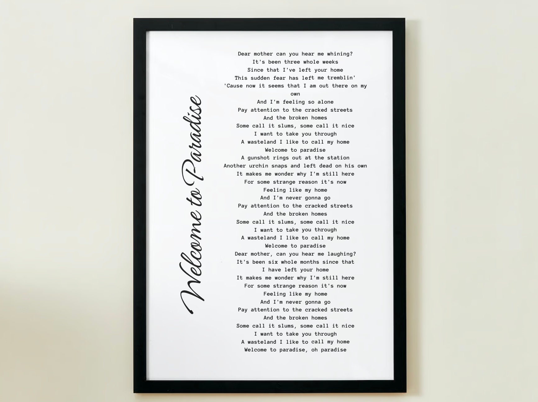 Poster Green Day Su Tela – 50x75 Cm, Stampa Artistica Per Cameretta O Soggiorno, Senza Cornice
