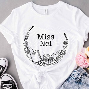 Teacher Love Circular Frame SVG Cut File for Cricut + Silhouette ...