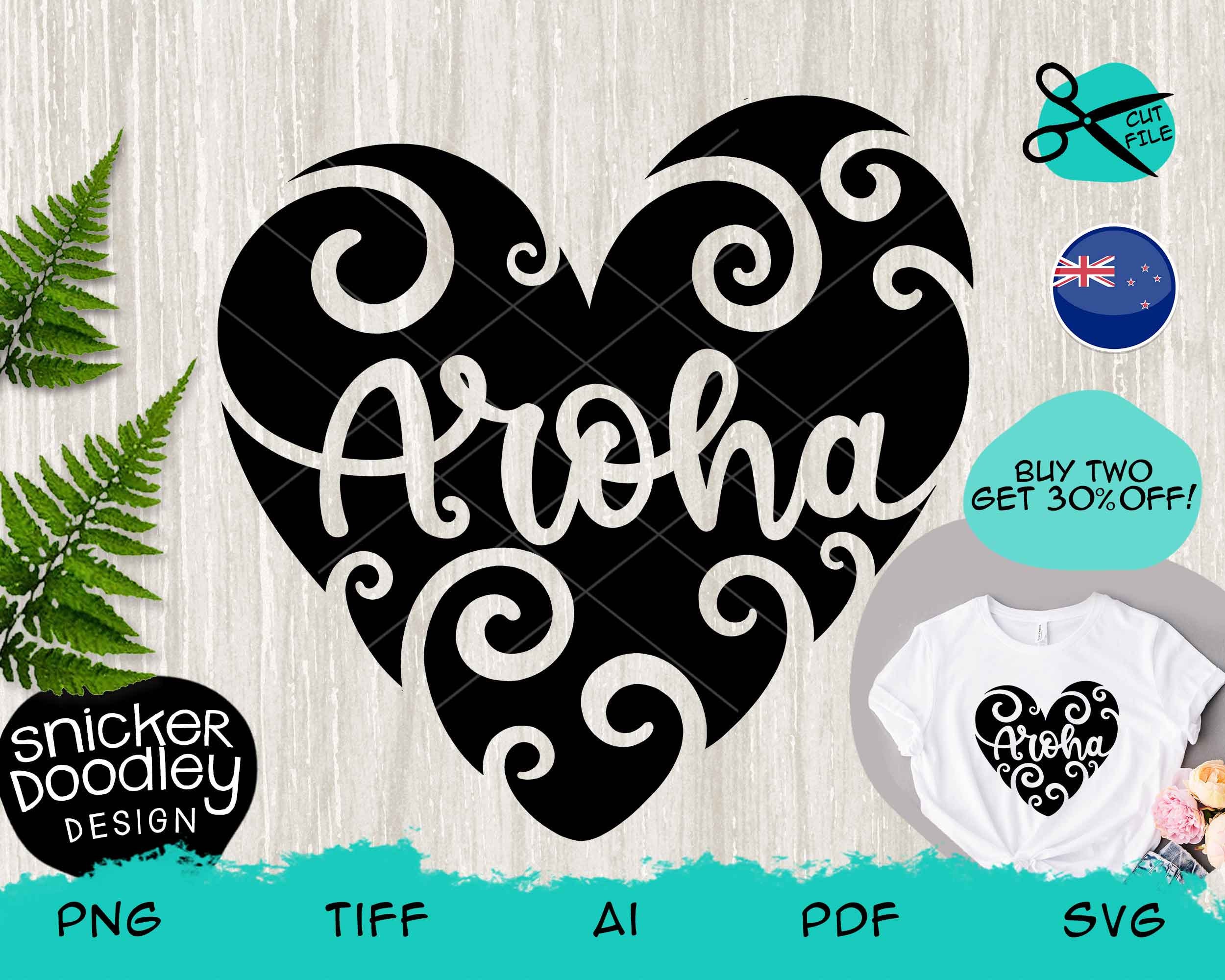 Aroha SVG Cut File for Cricut Silhouette Even Etsy Australia