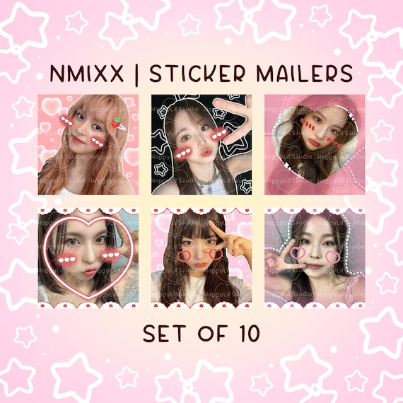 NMIXX | Kpop Mail Stickers | Happy Mail Stickers | Kpop Stickers