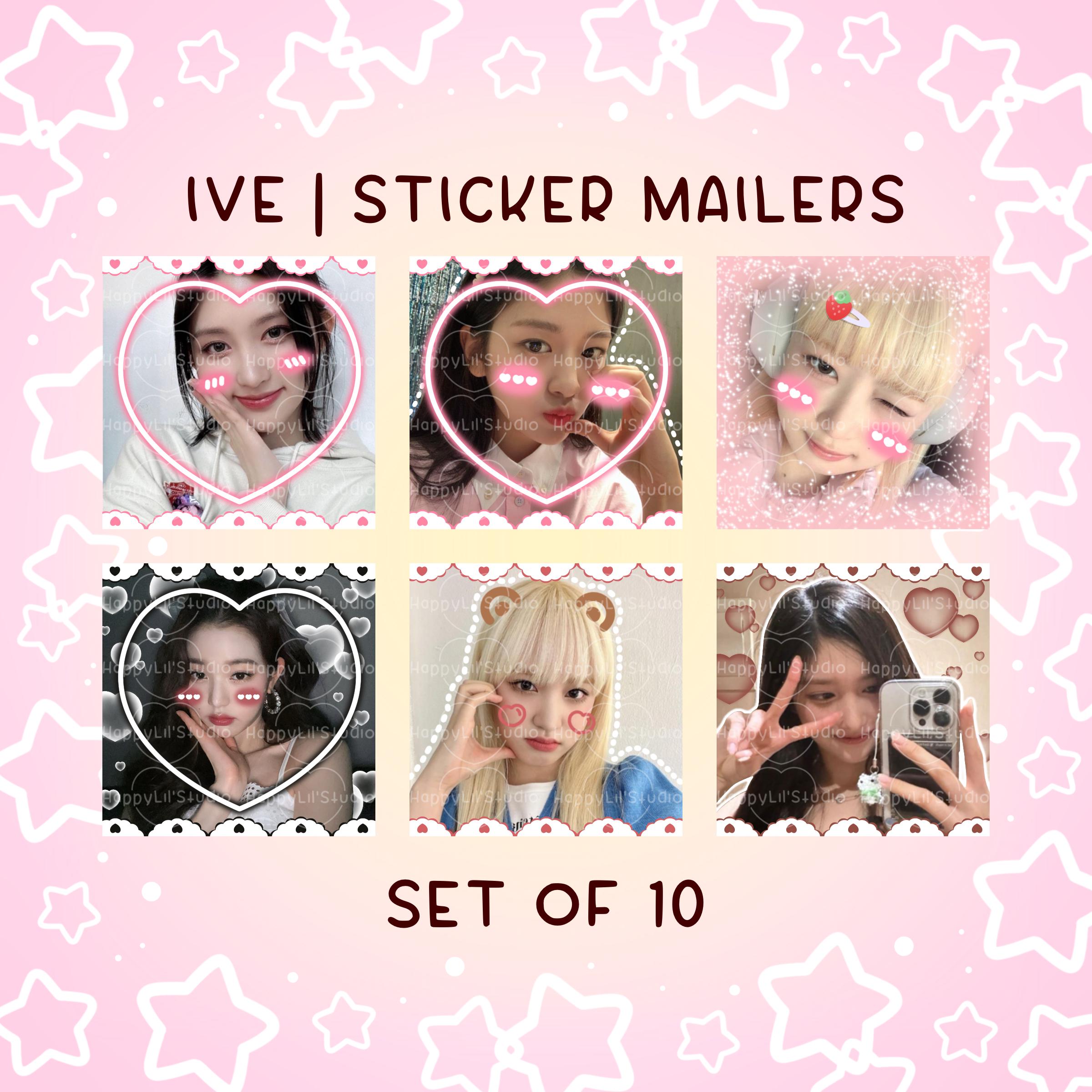 IVE | Kpop Mail Stickers | Happy Mail Stickers | Kpop Stickers