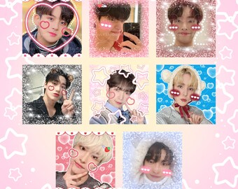 ATEEZ | Kpop Mail Stickers | Happy Mail Stickers | Kpop Stickers | Kpop Trading Stickers | ATEEZ Stickers | Set of 10