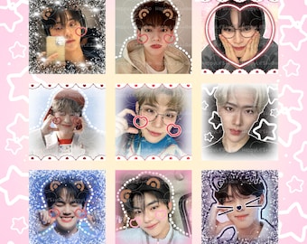 ZEROBASEONE | Kpop Mail Stickers | Happy Mail Stickers | Kpop Stickers | Kpop Trading Stickers | (ZB1) ZEROBASEONE Stickers | Set of 10