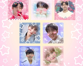 SEVENTEEN | Kpop Mail Stickers | Happy Mail Stickers | Kpop Stickers | Kpop Trading Stickers | SEVENTEEN Stickers | Set of 10