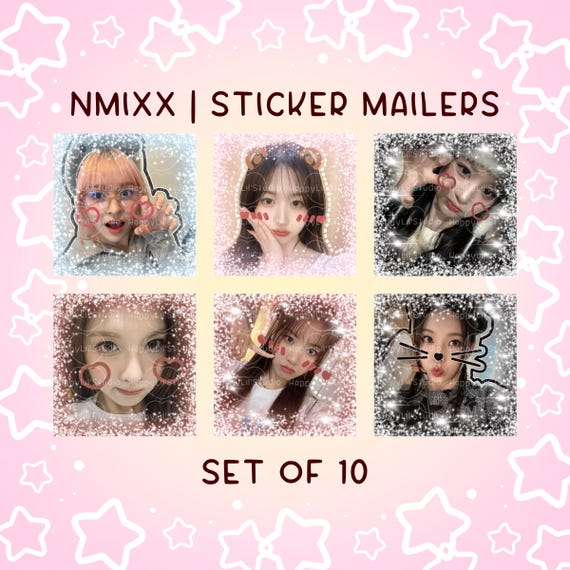 NMIXX | Kpop Mail Stickers | Happy Mail Stickers | Kpop Stickers