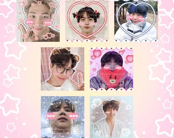 BTS | Kpop Mail Stickers | Happy Mail Stickers | Kpop Stickers | Kpop Trading Stickers | BTS Stickers | Set of 10
