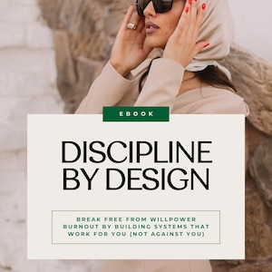 Disciplined by Design: Your Daily Blueprint for Success