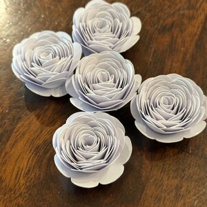 White Paper Roses - White Paper Flowers