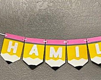 Personalized Teacher Name Banner - Teacher Banner - Classroom Decor