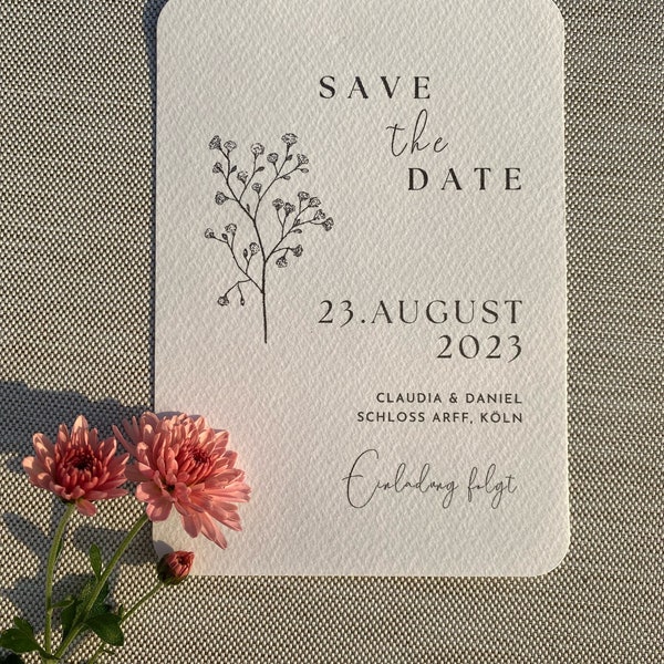 Save the Date Postkarte