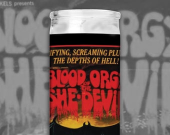 8" Blood Orgy of The She-Devils Candle