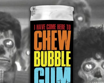 8" Chew Bubblegum  Candle