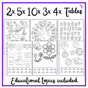 Elementary Math Multiplication Colour by Number Worksheets Printable ...