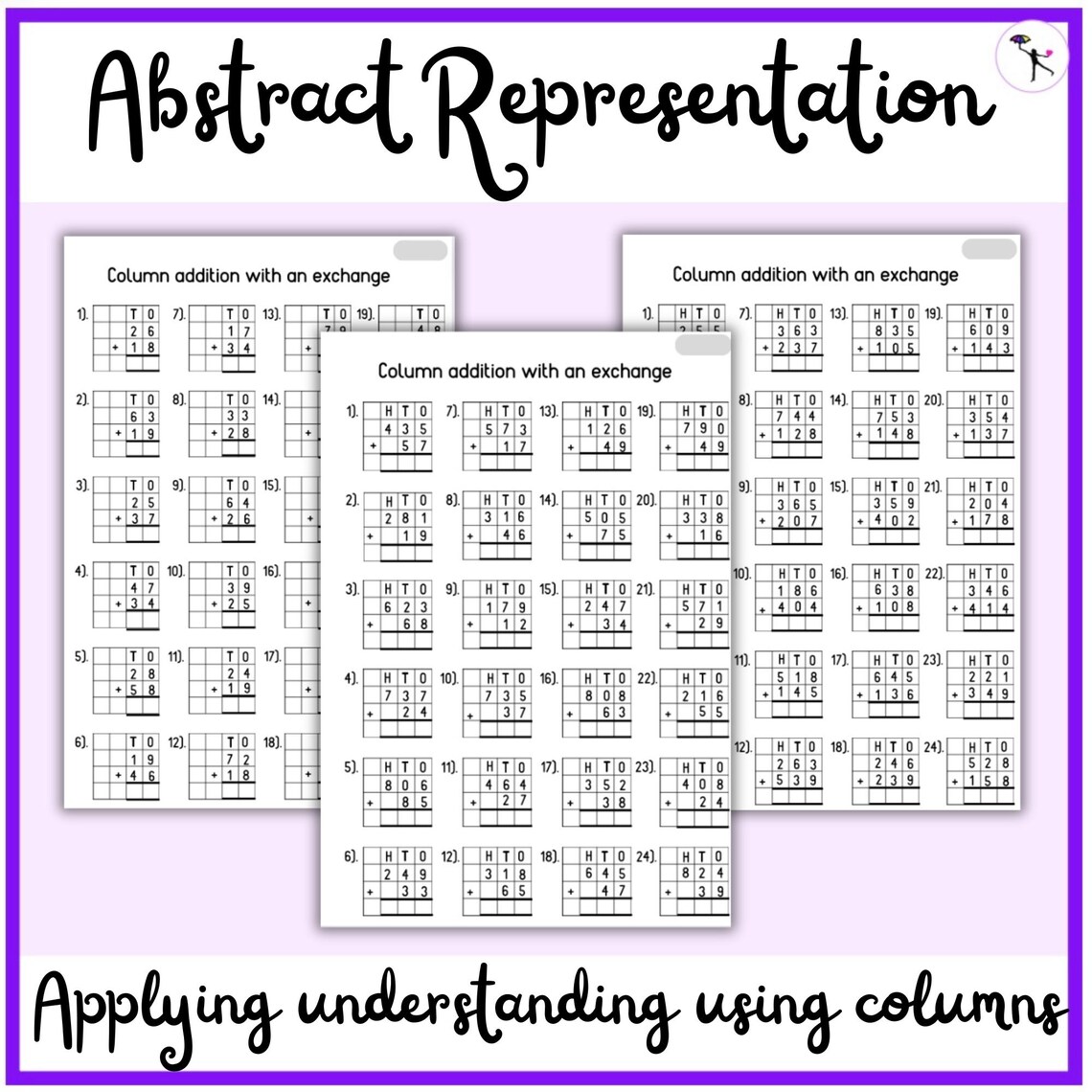 Printable Addition Worksheets With Exchange for Homeschool and ...