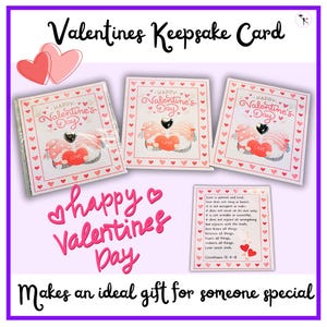 Tarjeta romántica de recuerdo sentimental para el día de San Valentín con versículo bíblico: regalo cristiano de bolsillo para ella