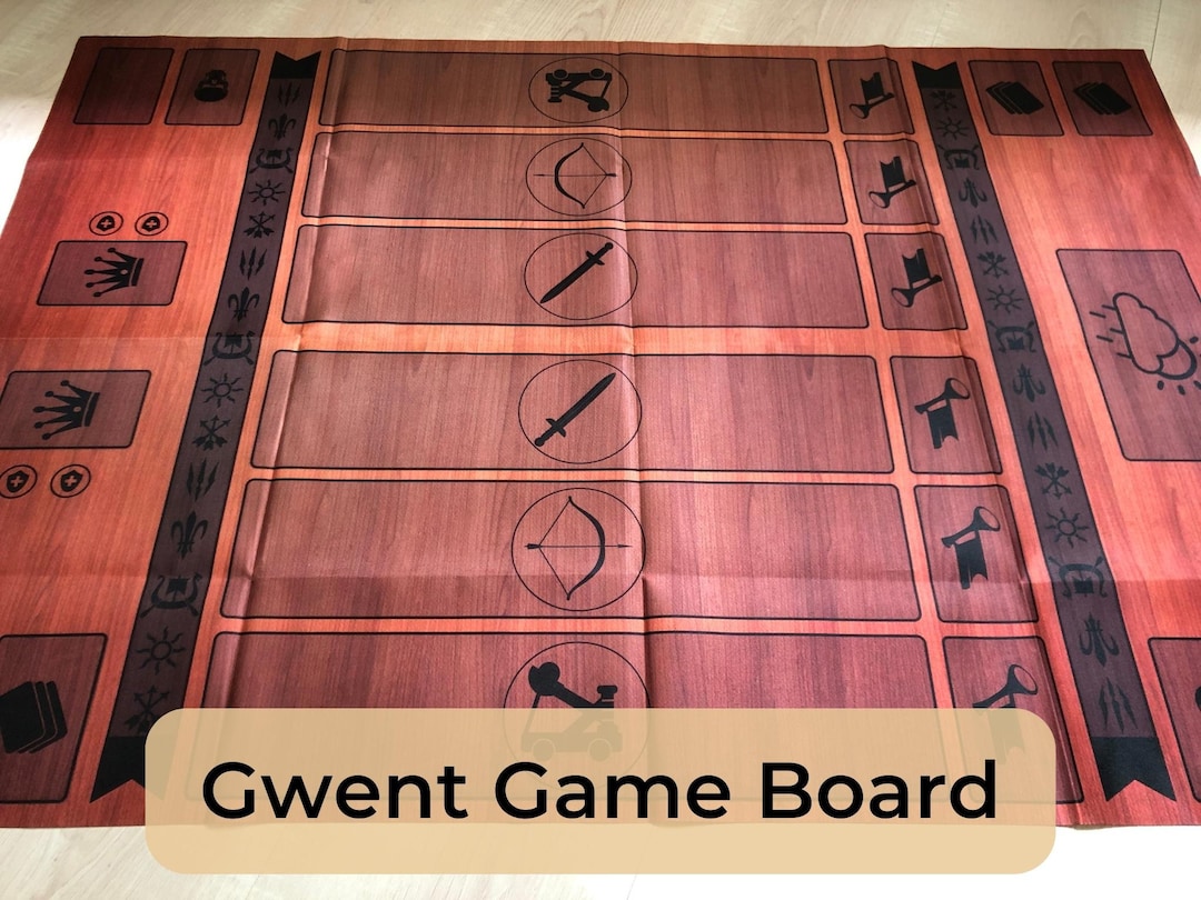 Gwent Playmat / Game Board for the Witcher Card Game Lovers Etsy