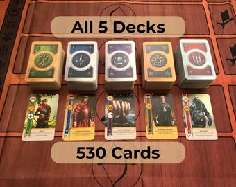 Gwent 530 Cards, All 5 Decks - for The Witcher lovers