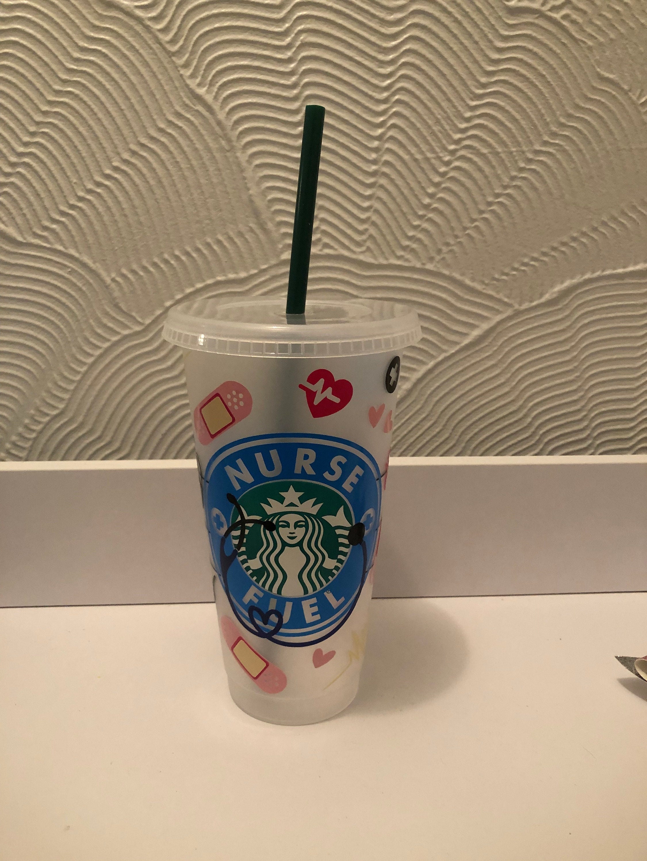 Student Nurse Starbucks Cold cup | Reusable Starbucks Coffee Cold Cup |  Gift for Nurse/Graduation gift Personalize Cup