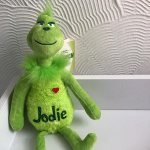 The Grinch personalised plush soft toy